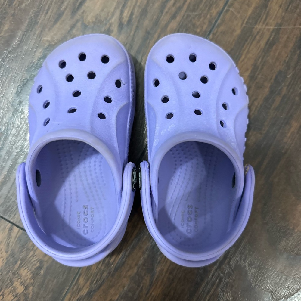 CROCS Lavender Clogs with Ventilation